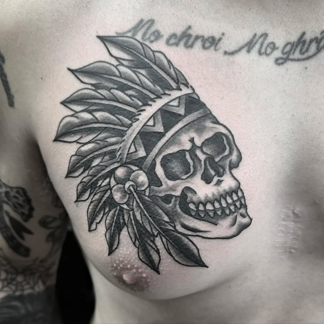 Tattoo by @greyson_heidenreich — american_traditional, black_and_grey