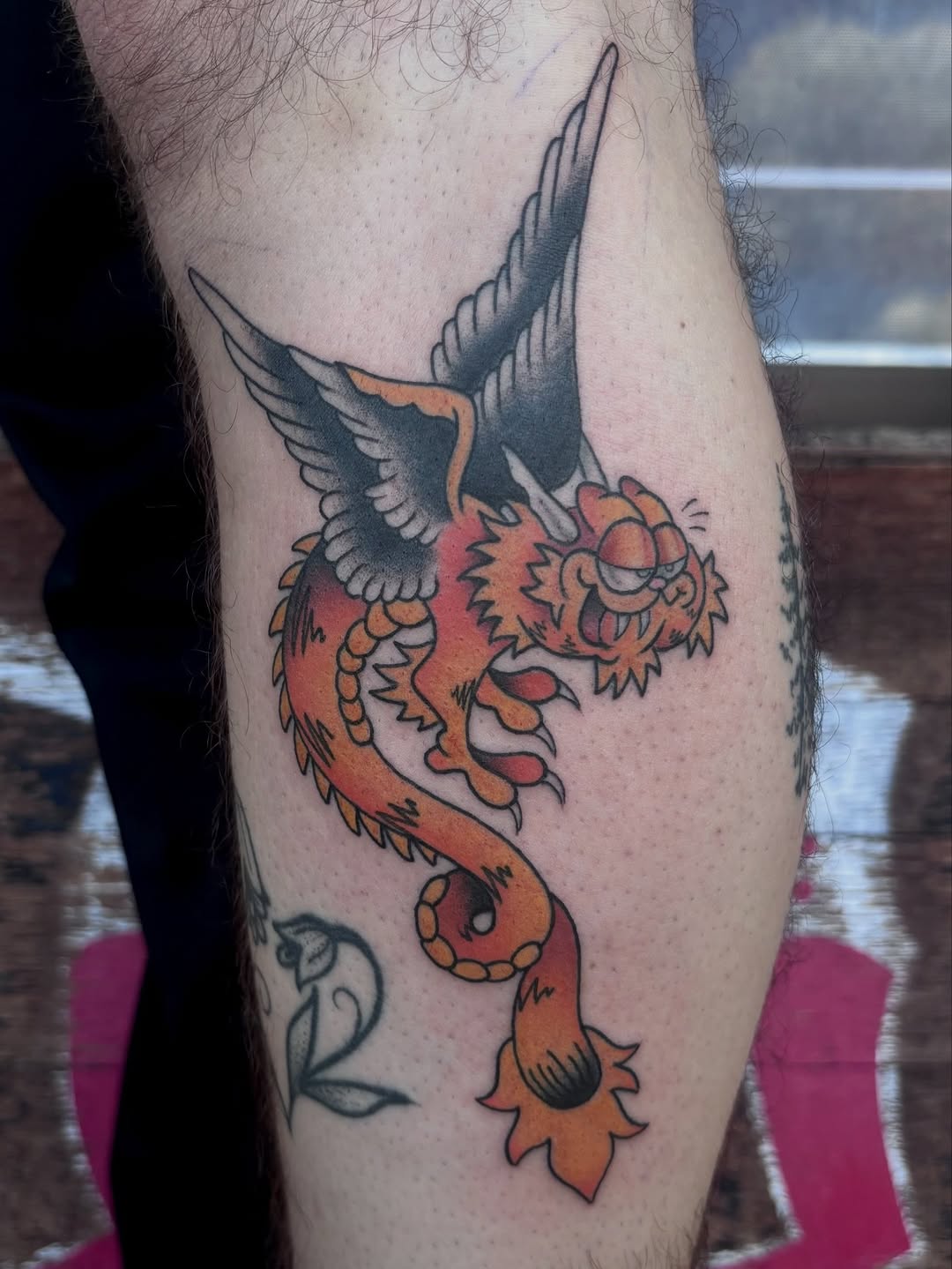 Tattoo by @vomit_goblin — american_traditional, illustrative