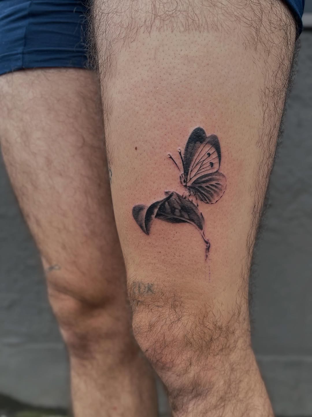 Tattoo by @velvet.snails — black_and_grey, realism