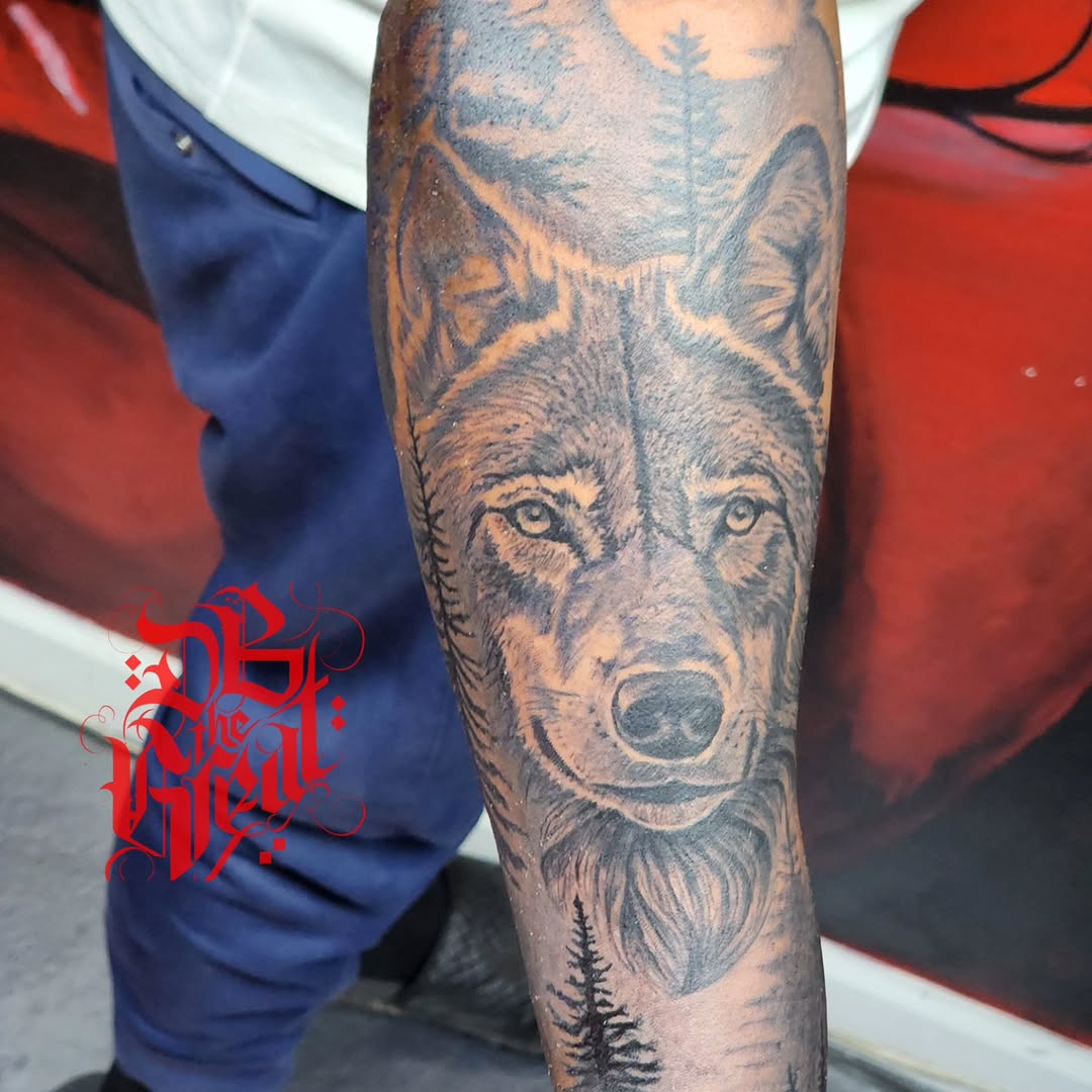 Tattoo by @dbtattooman — realism, black_and_grey
