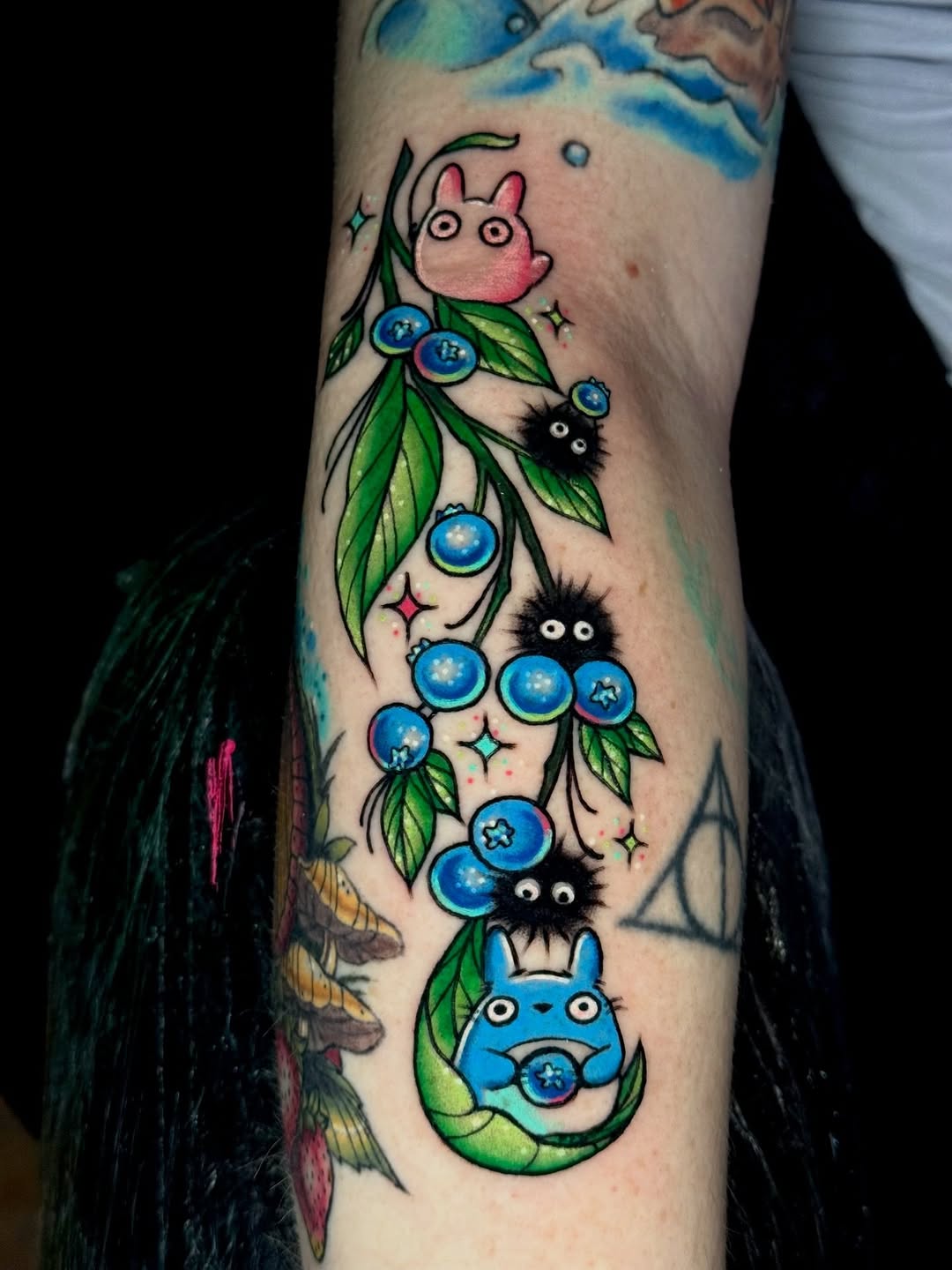 Tattoo by @virginiasamtattoo — new_school, anime