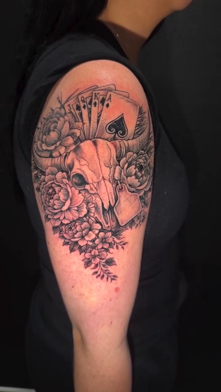 Tattoo by @georgezabala — illustrative, black_and_grey
