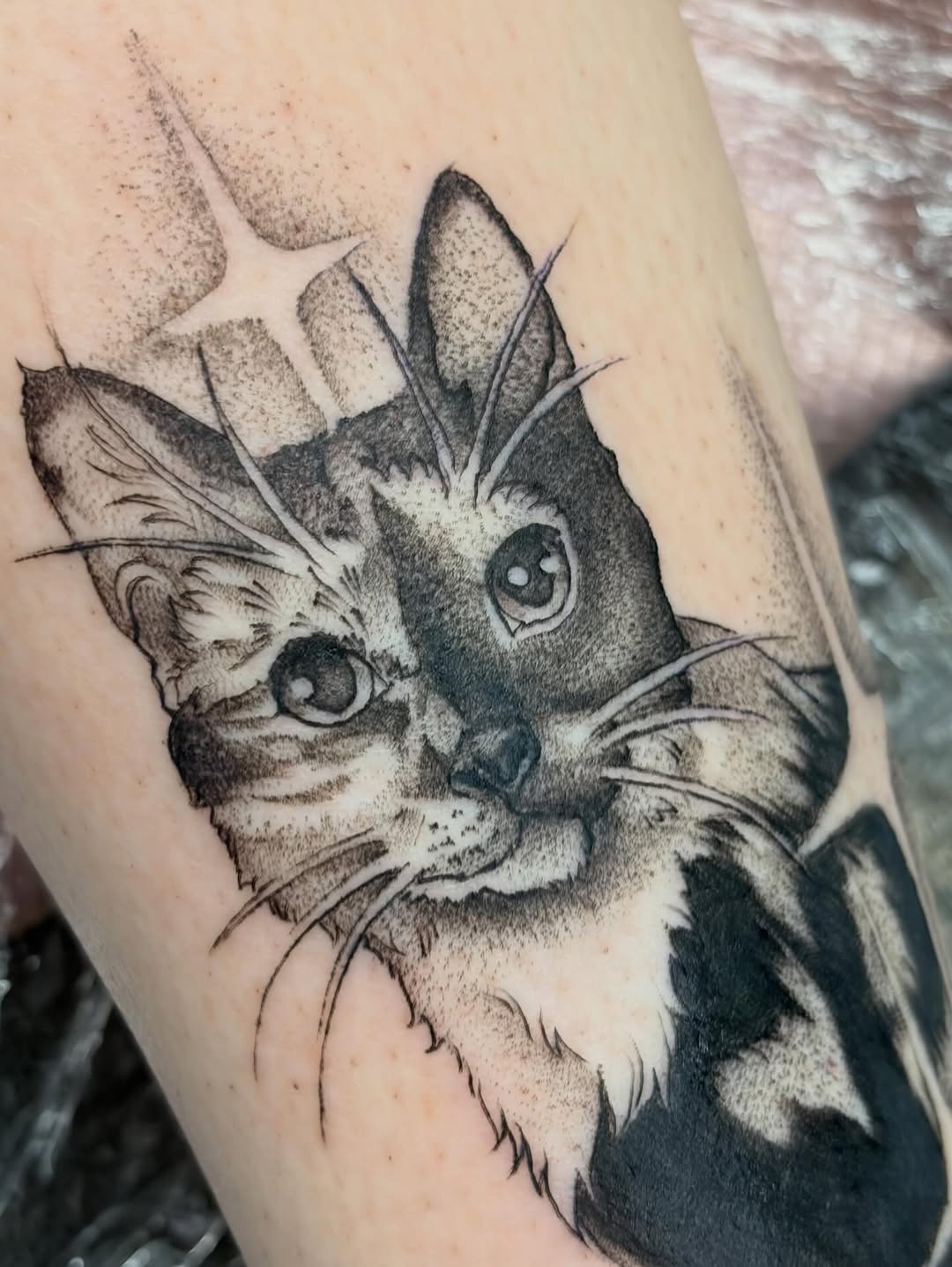 Tattoo by @keybone.tattoo — realism, black_and_grey