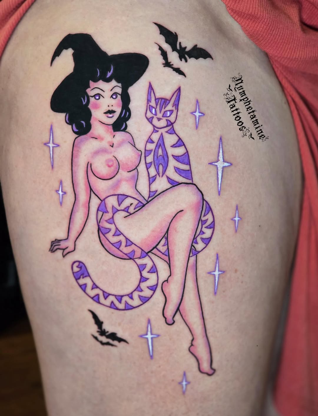 Tattoo by @nymphetamine_tattoos β new_school