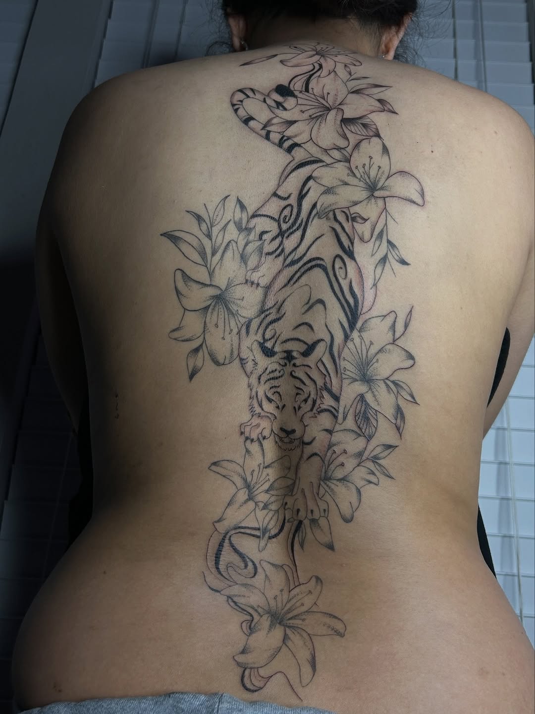 Tattoo by @tattoosbyskyeee โ black_and_grey