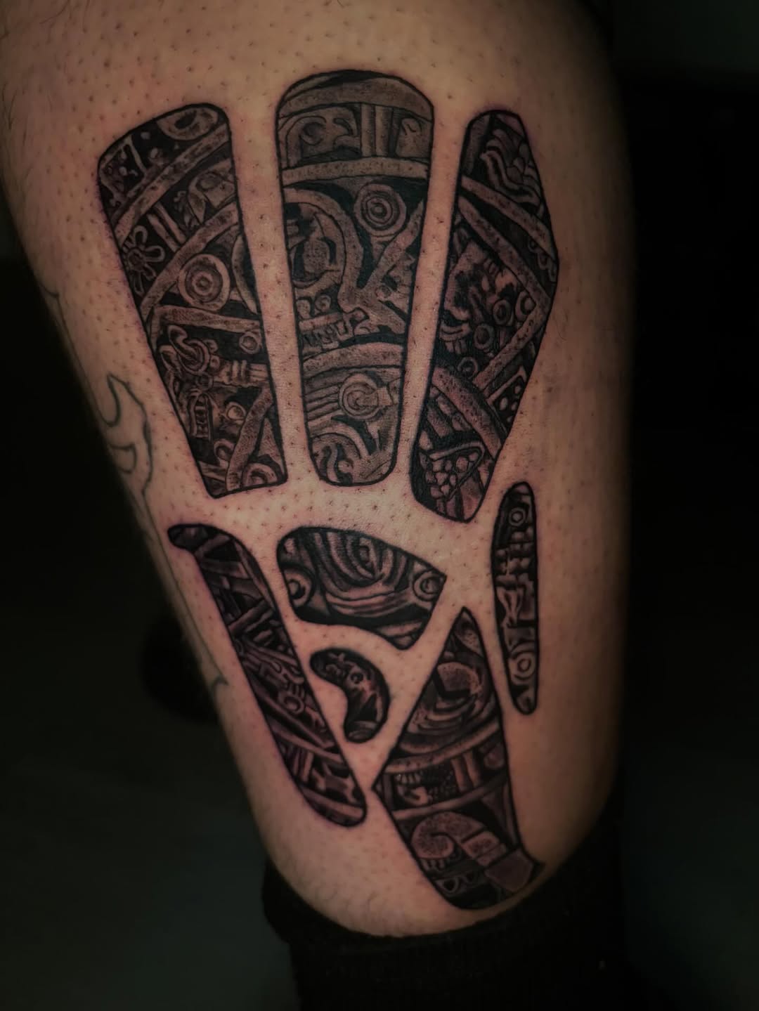 Tattoo by @inks.by.spider — blackwork, geometric