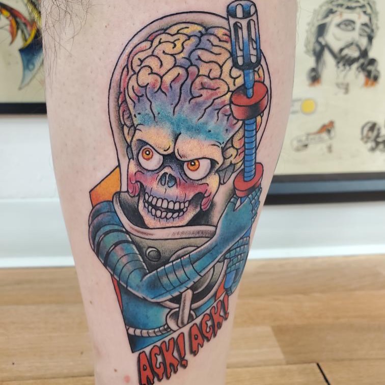 Tattoo by @katy_did_it โ new_school