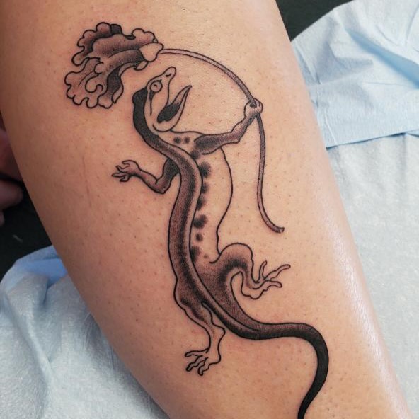 Tattoo by @katy_did_it โ black_and_grey, illustrative