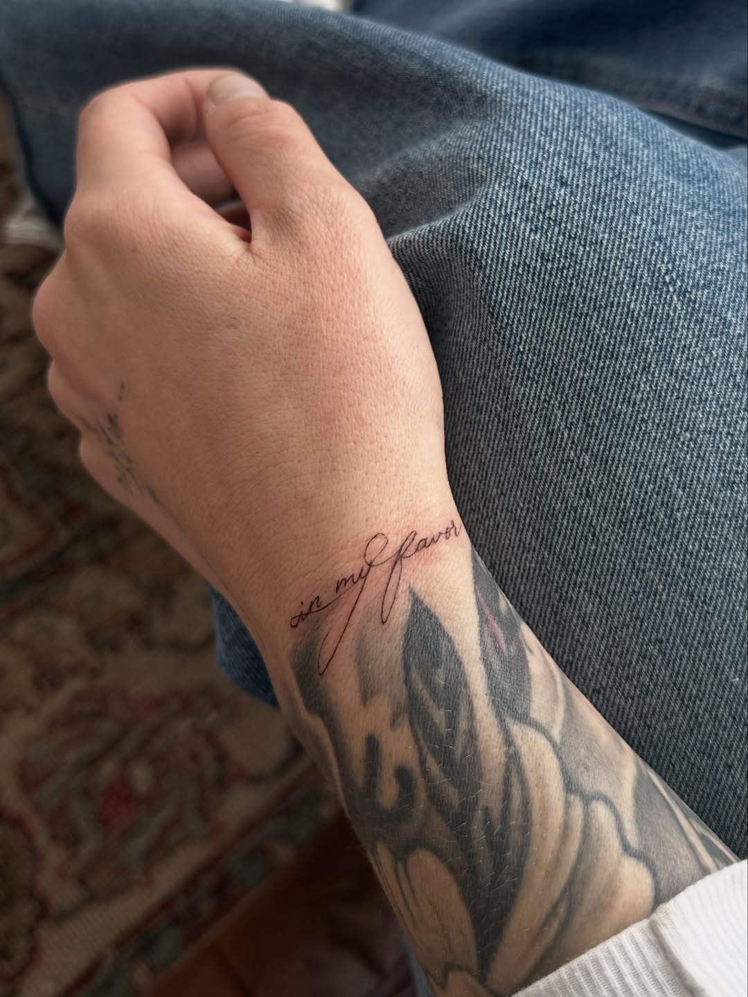 Tattoo by @taravychi — fine_line, lettering_script