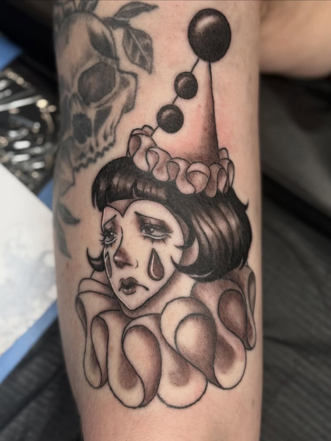 Tattoo by @mirkwood.ink — illustrative, black_and_grey