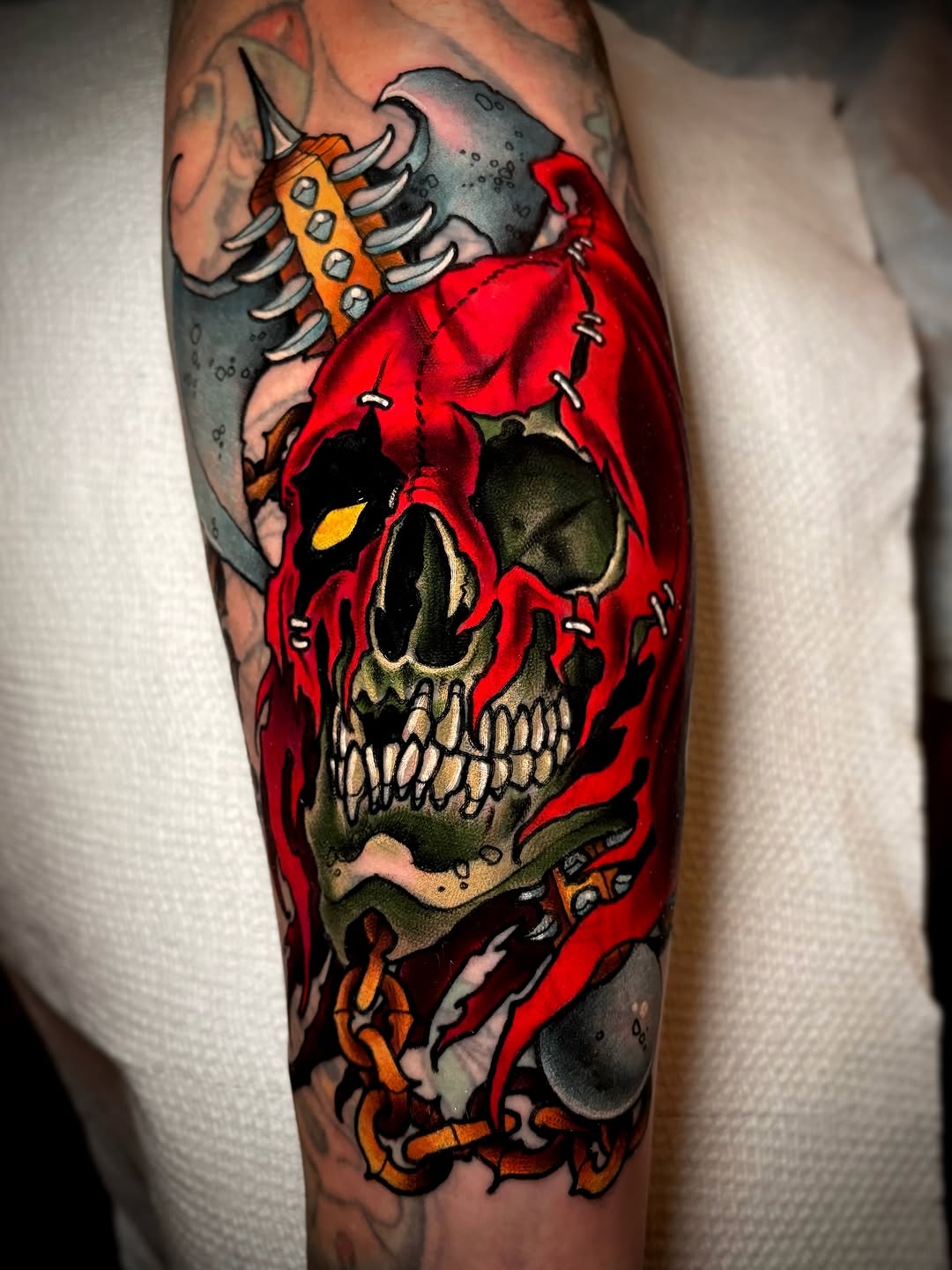 Tattoo by @jeffsaunderstattoo — neo_traditional, black_and_grey