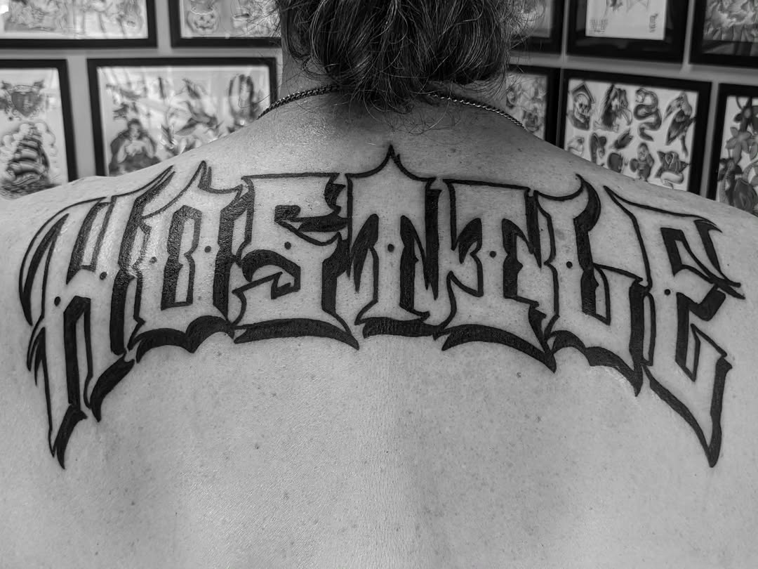 Tattoo by @leruetattoo — lettering_script