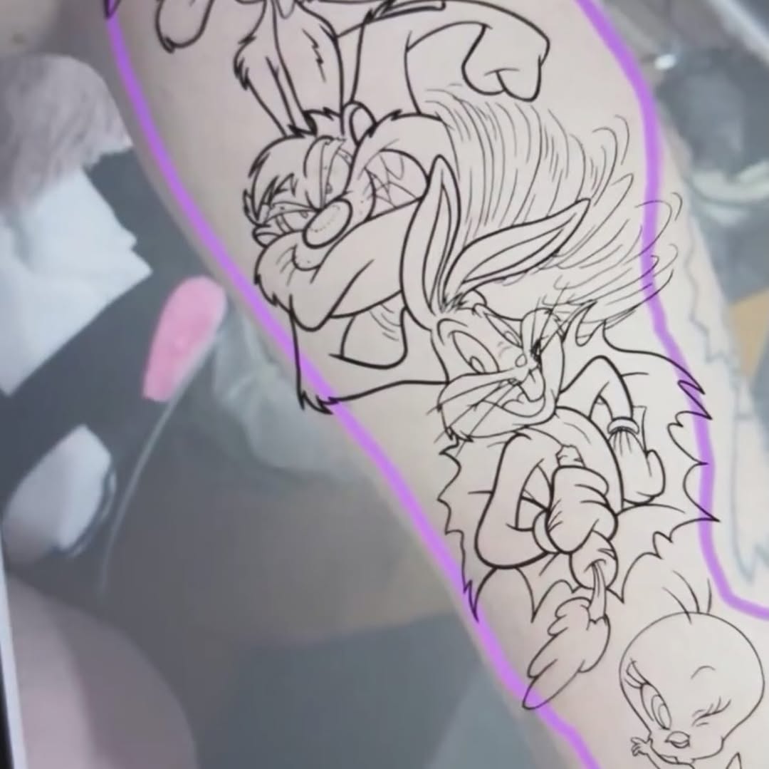 Tattoo by @allthings_comix โ new_school, anime