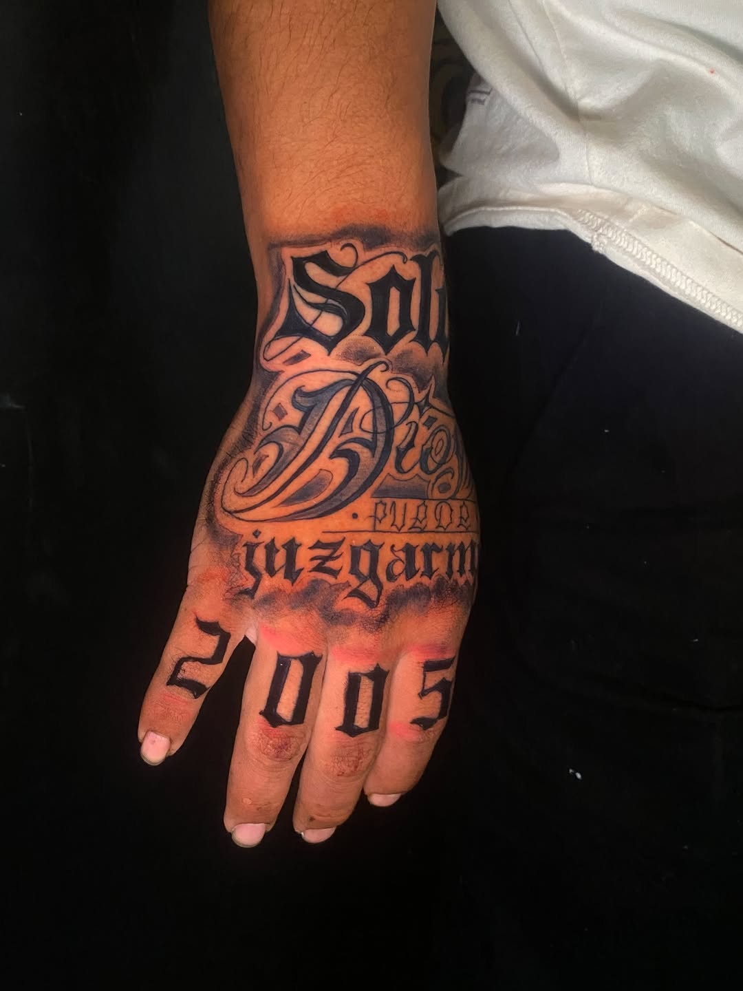 Tattoo by @inkxirv — lettering_script, chicano
