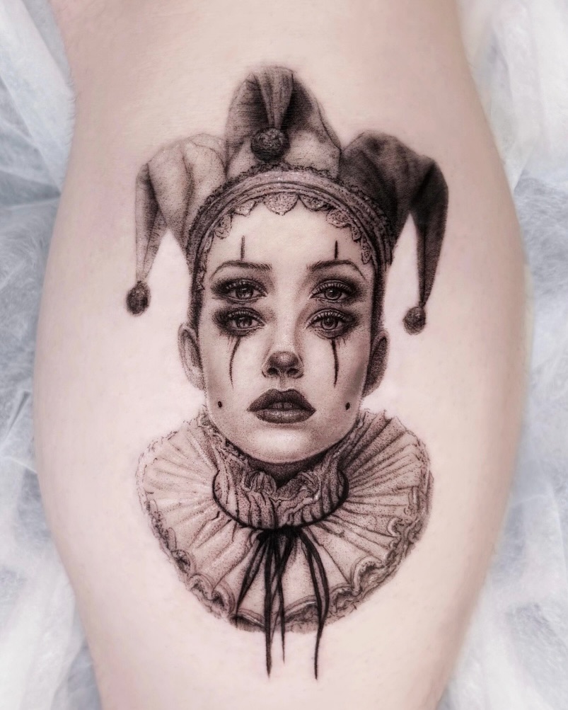 Tattoo by @lucyy.inked โ realism, dark_realism