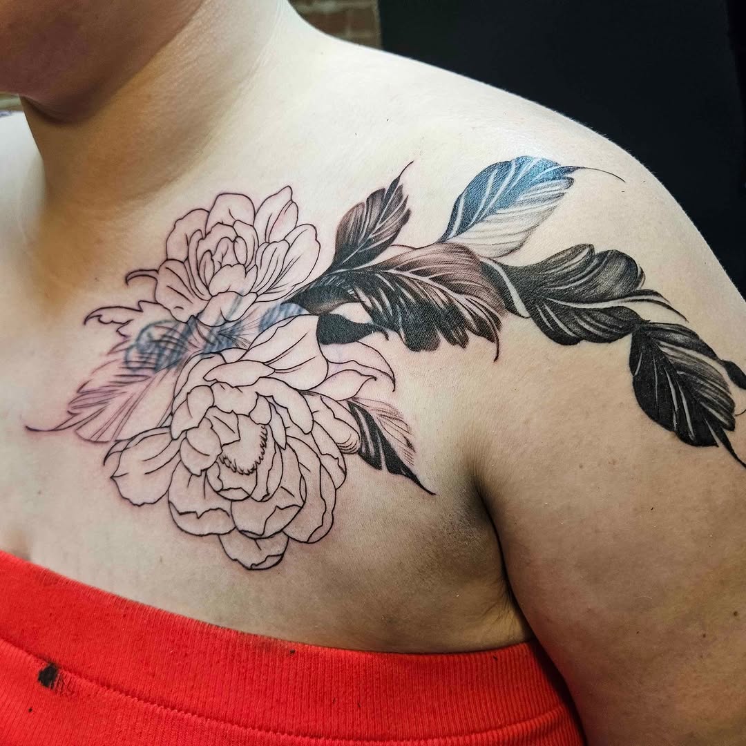 Tattoo by @withencroft_tattoos โ black_and_grey
