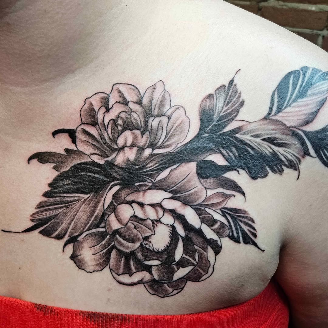 Tattoo by @withencroft_tattoos โ black_and_grey