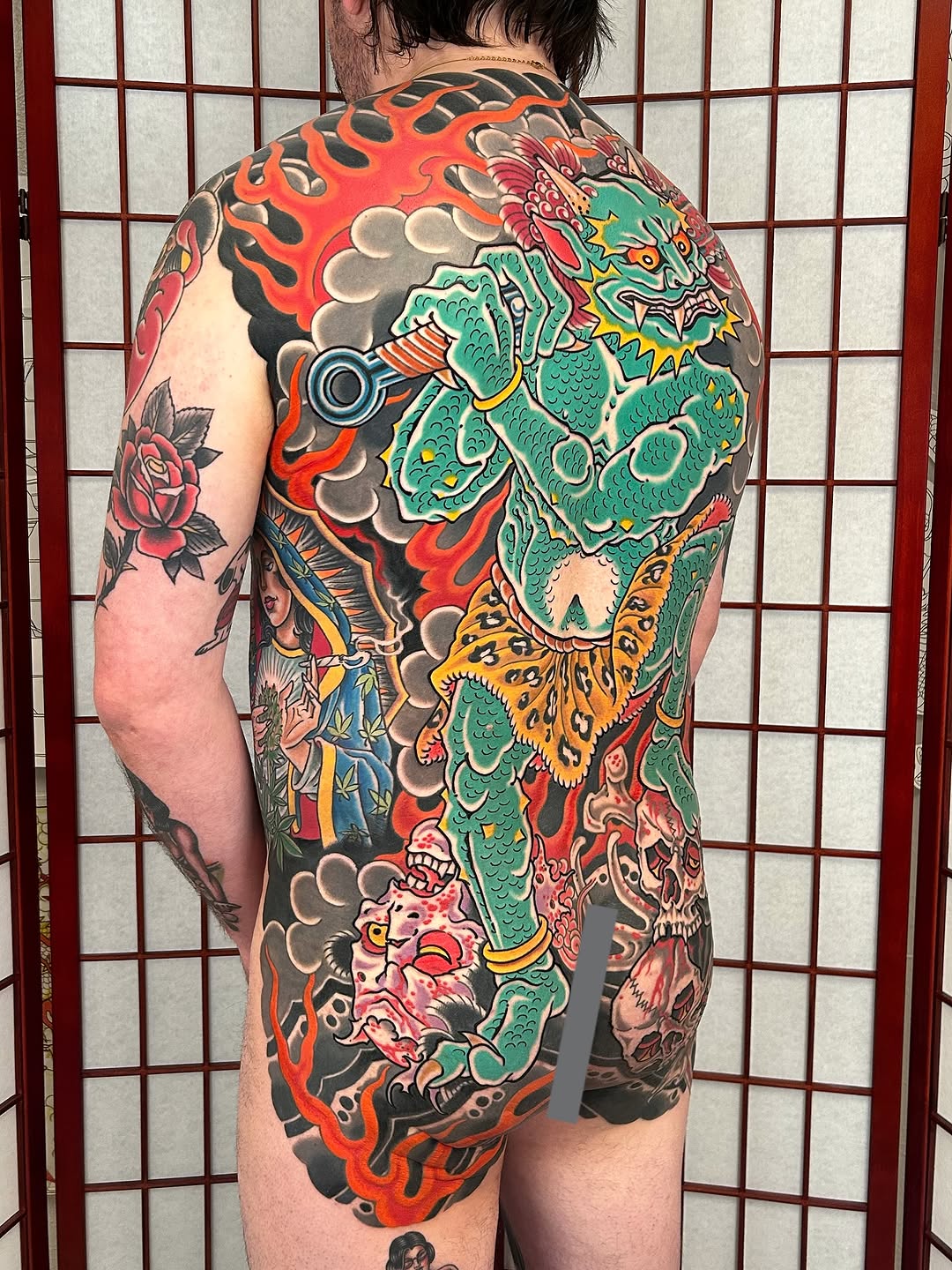 Tattoo by @adammirart — japanese_irezumi, black_and_grey