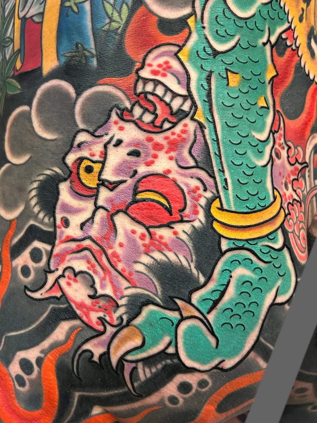 Tattoo by @adammirart — japanese_irezumi, neo_traditional