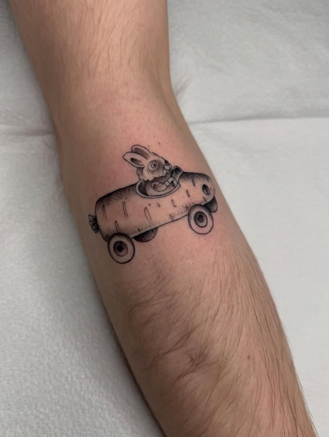Tattoo by @mothmilk — black_and_grey, dotwork
