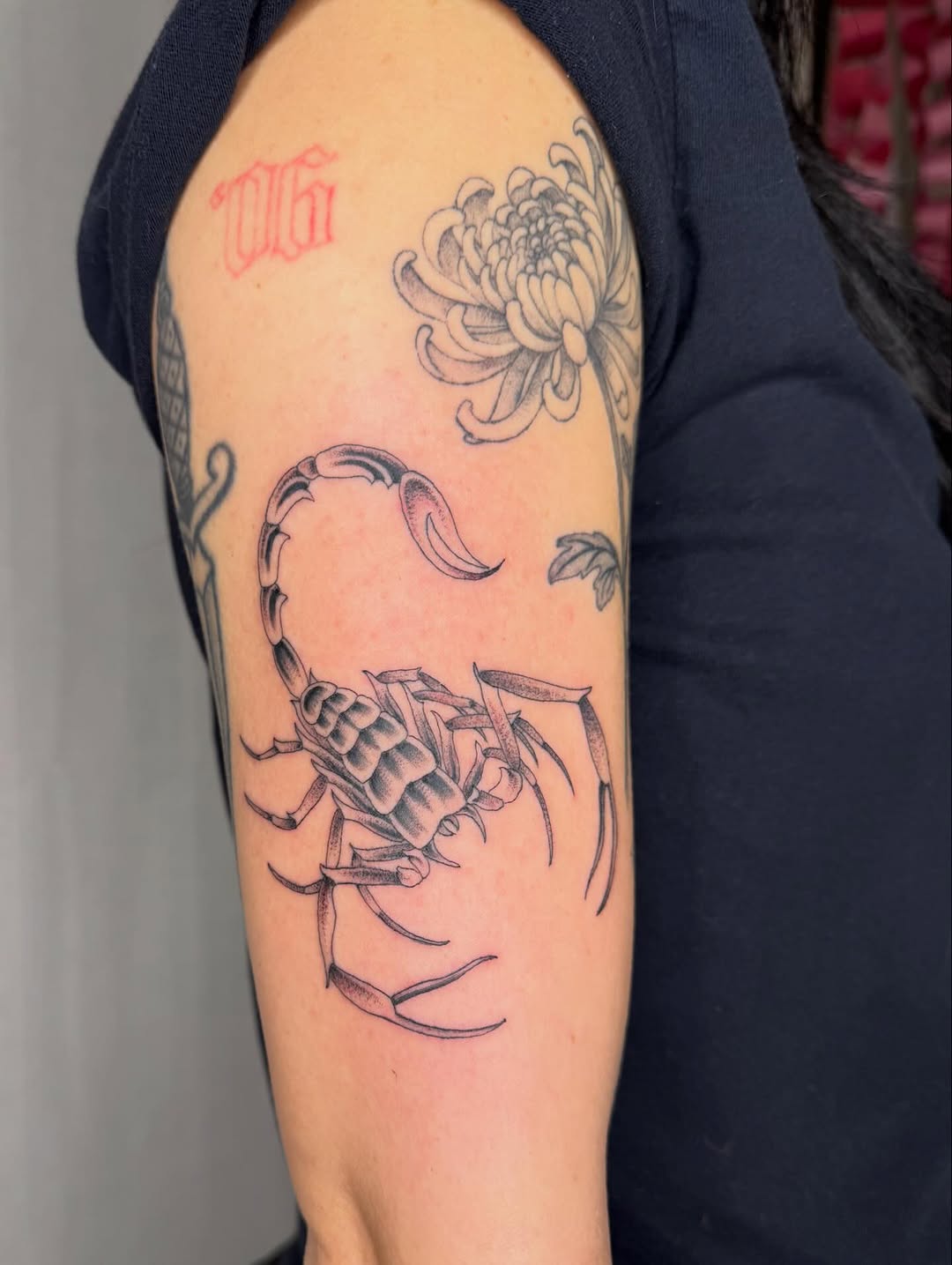 Tattoo by @mothmilk — black_and_grey, realism
