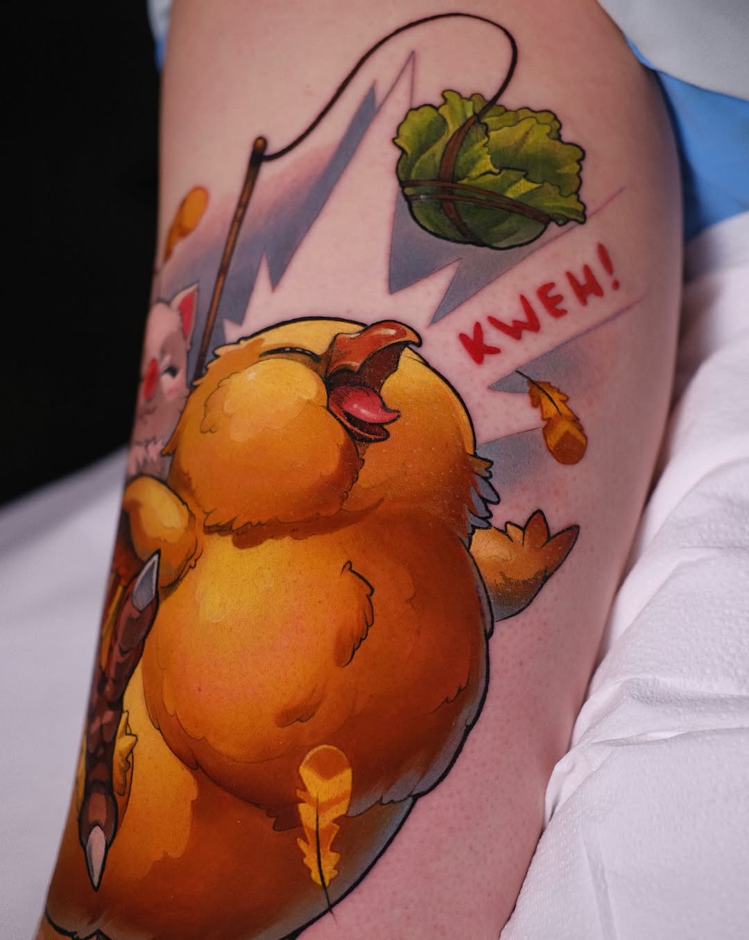 Tattoo by @green.vesper — new_school, anime