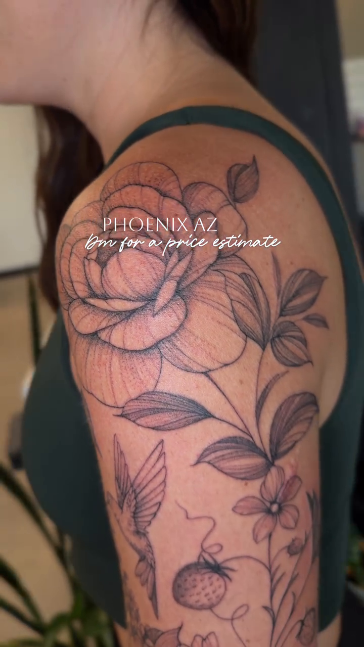 Tattoo by @pacman_tattooink — fine_line, black_and_grey