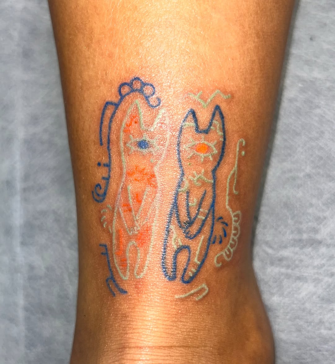 Tattoo by @mujun.tat — ignorant, sketch