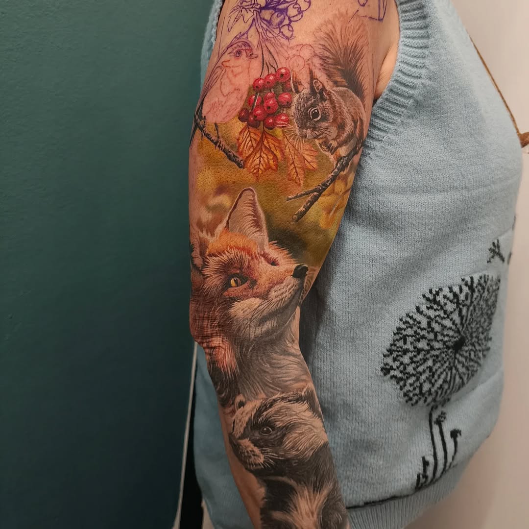Tattoo by @mitkotattoobromley — realism, black_and_grey