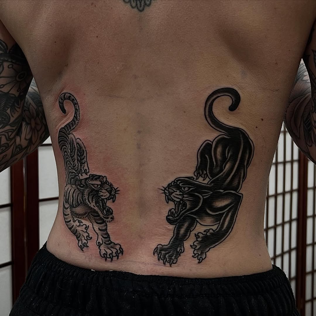 Tattoo by @chrisromolini โ american_traditional, black_and_grey