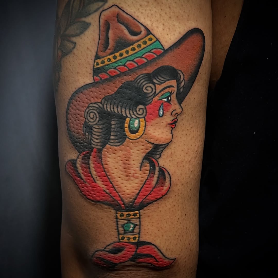 Tattoo by @mamunter — american_traditional, illustrative