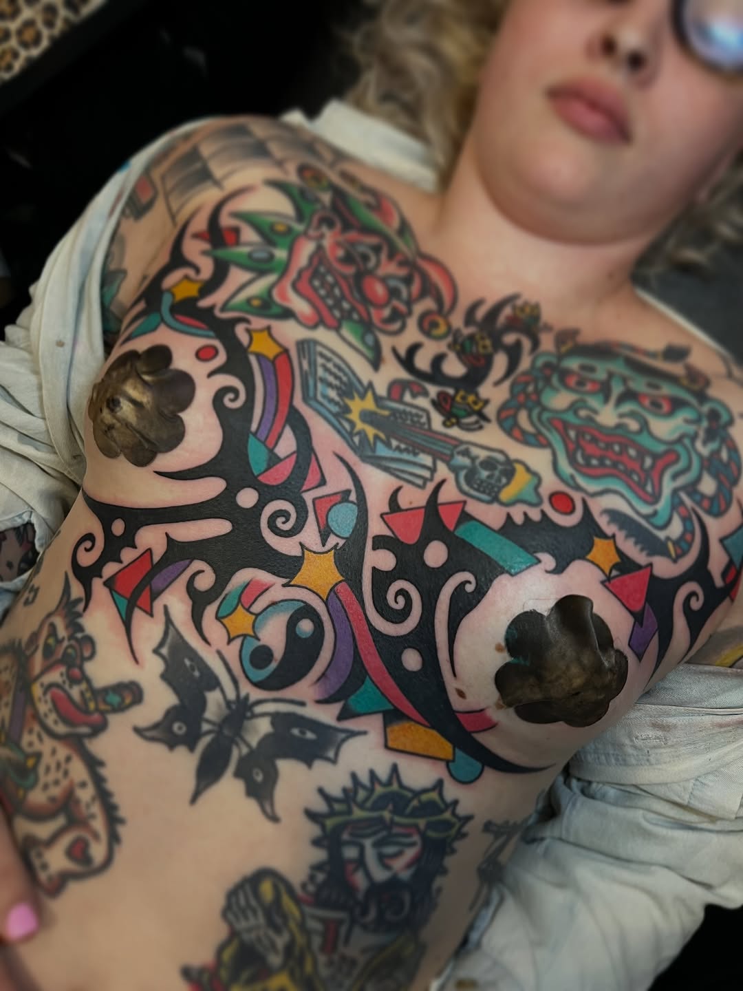 Tattoo by @linneapastel — american_traditional, illustrative
