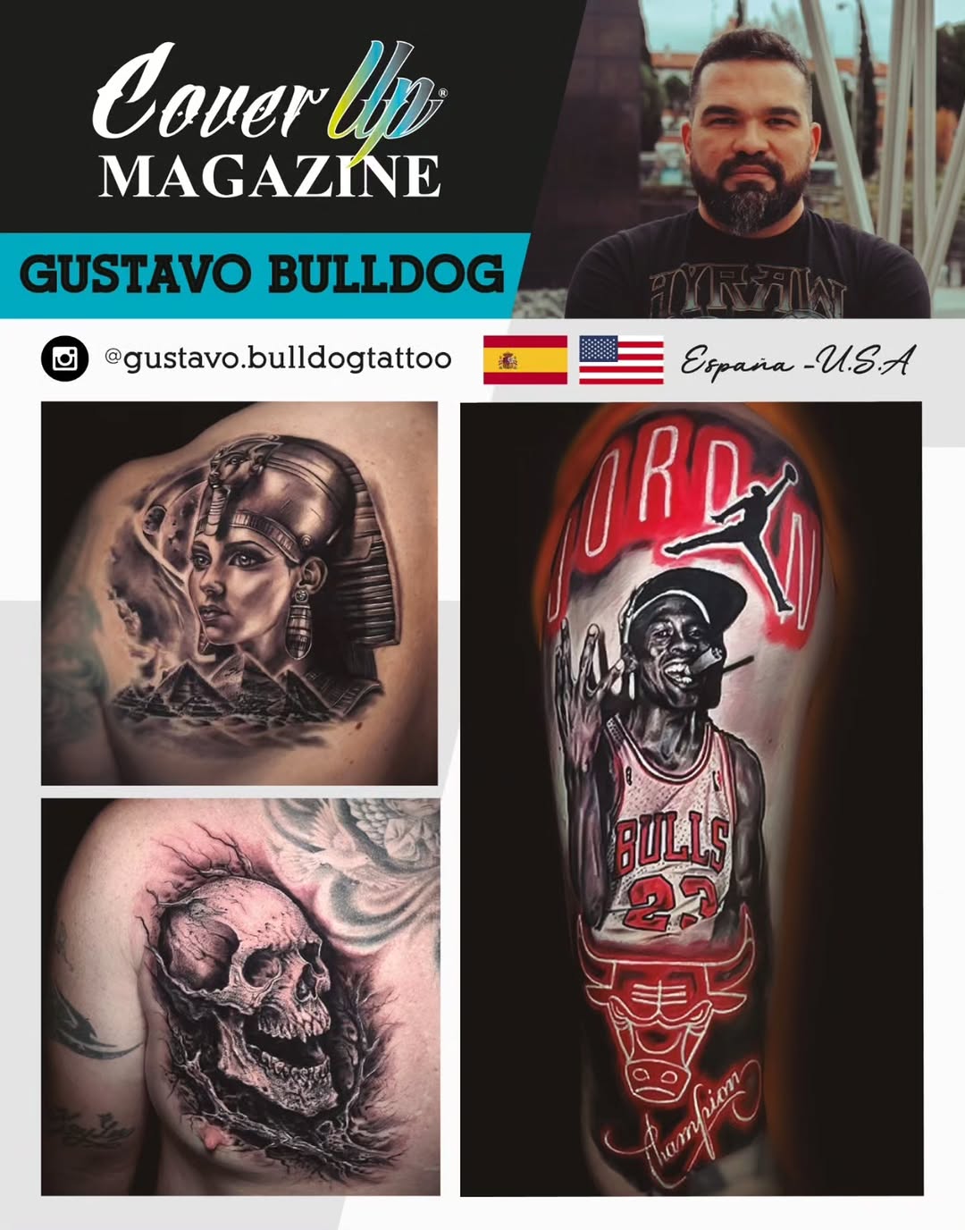 Tattoo by @gustavo.bulldogtattoo — realism, black_and_grey