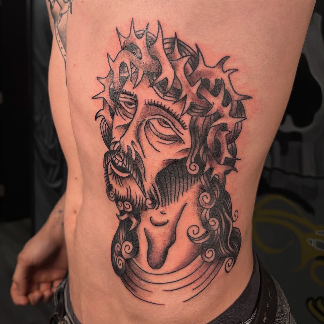 Tattoo by @seibastattoos — american_traditional, black_and_grey