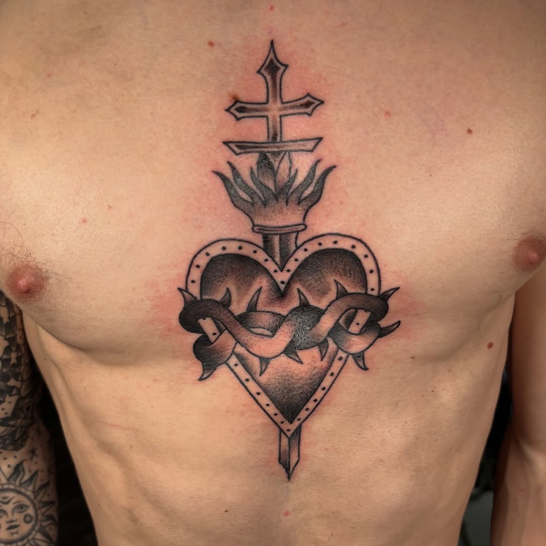 Tattoo by @seibastattoos — american_traditional, blackwork