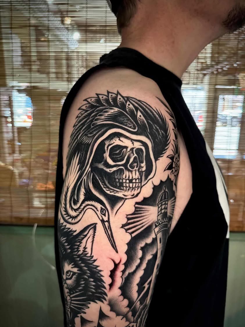 Tattoo by @pavelbrodsky — american_traditional, illustrative