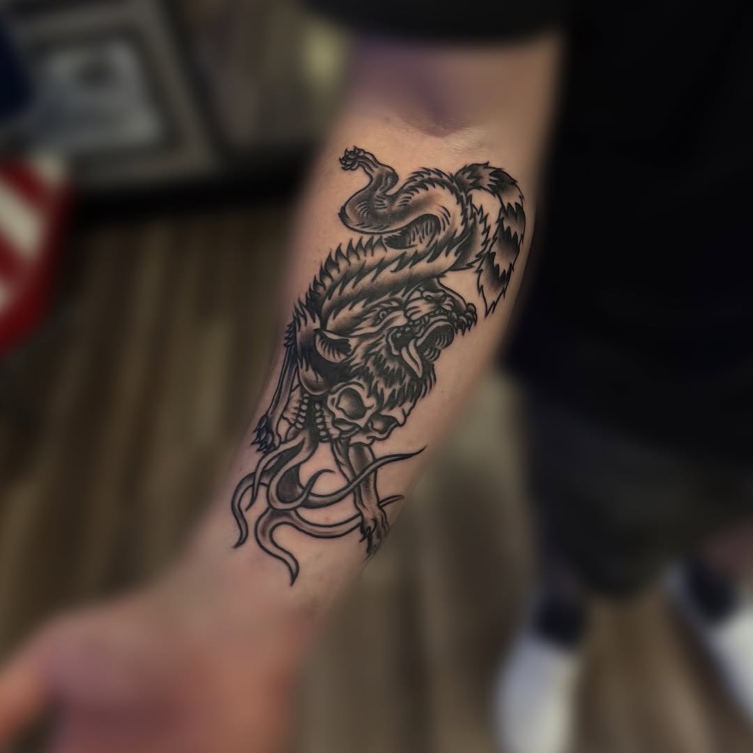 Tattoo by @josselynraetattoo — american_traditional, black_and_grey