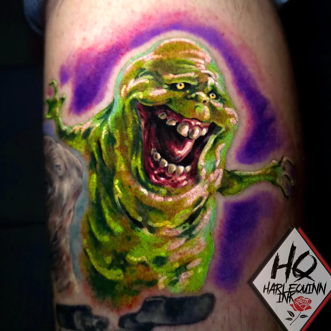 Tattoo by @harlequinn_ink — realism, illustrative
