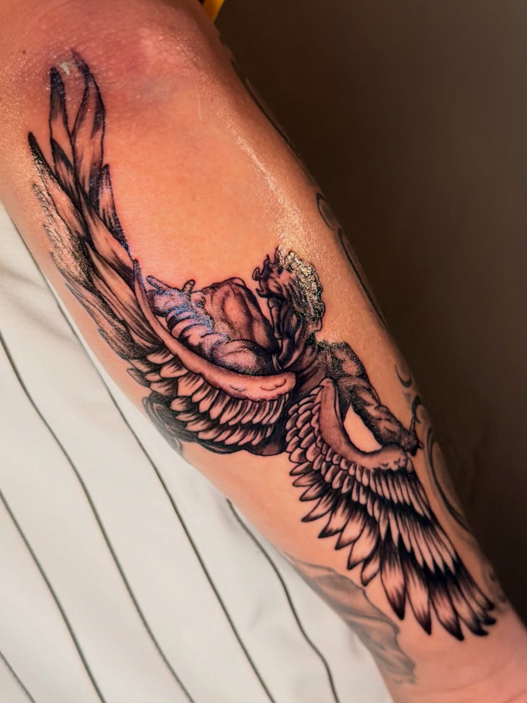 Tattoo by @mamagiatattoos โ black_and_grey, realism