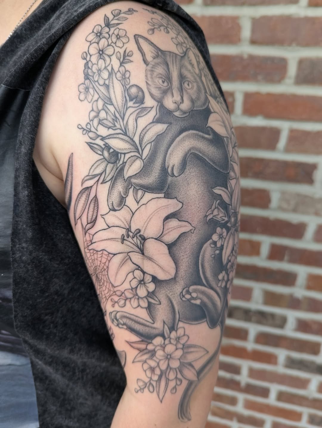 Tattoo by @colormemegantattoos — black_and_grey, realism