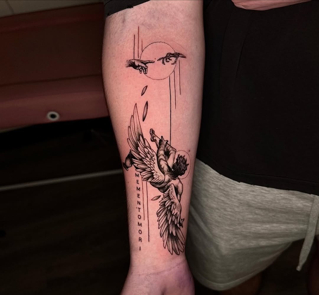 Tattoo by @noble.tattoos — black_and_grey, realism