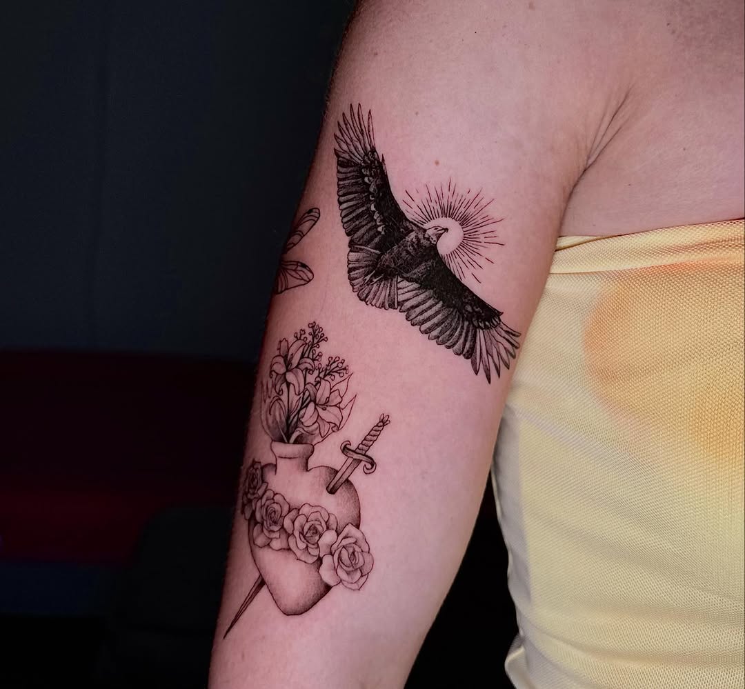Tattoo by @noble.tattoos — black_and_grey, realism