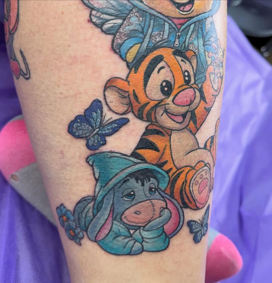 Tattoo by @tina2.0_tattoos — anime, illustrative