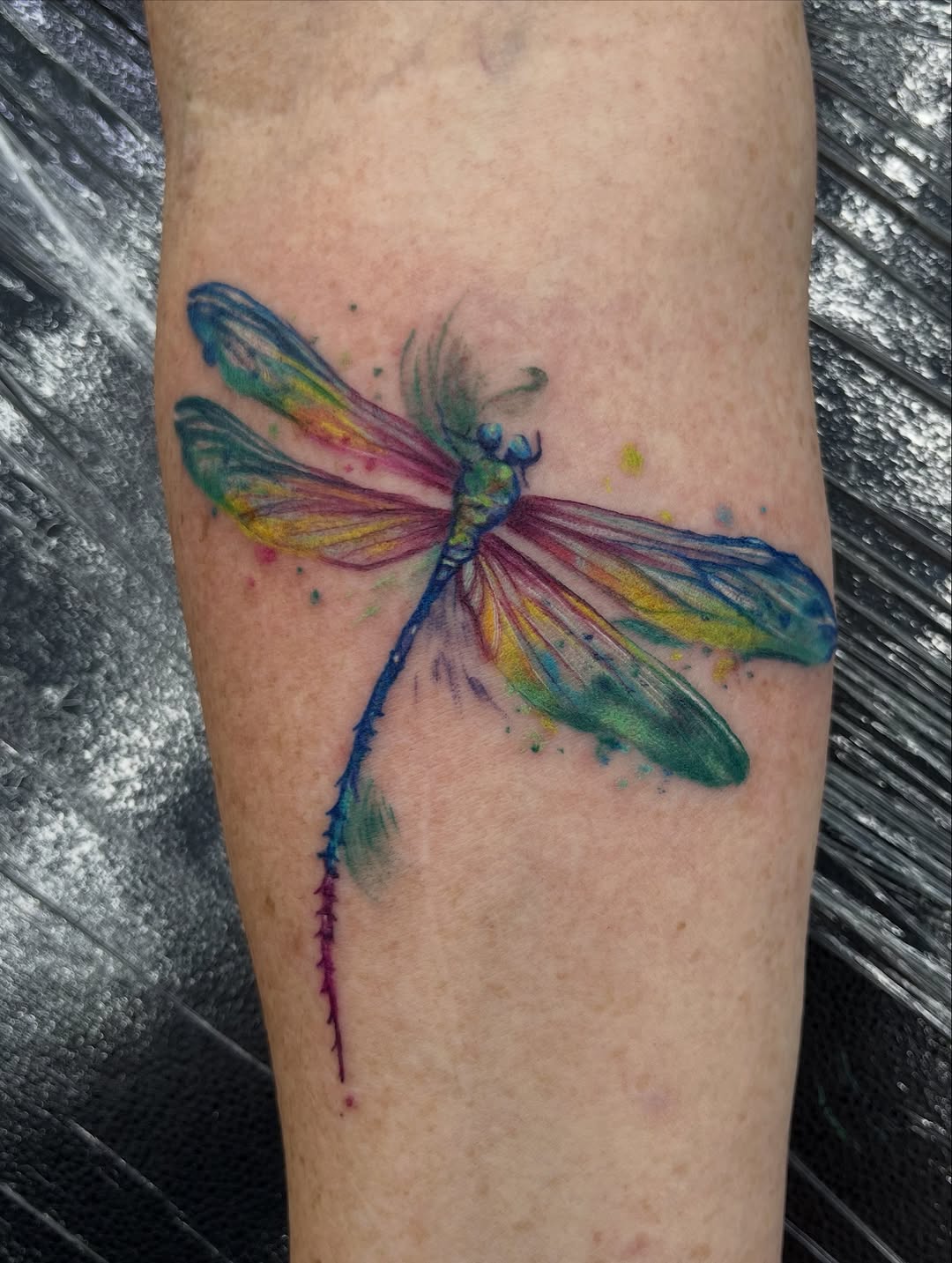 Tattoo by @georgiannaink โ watercolor, illustrative