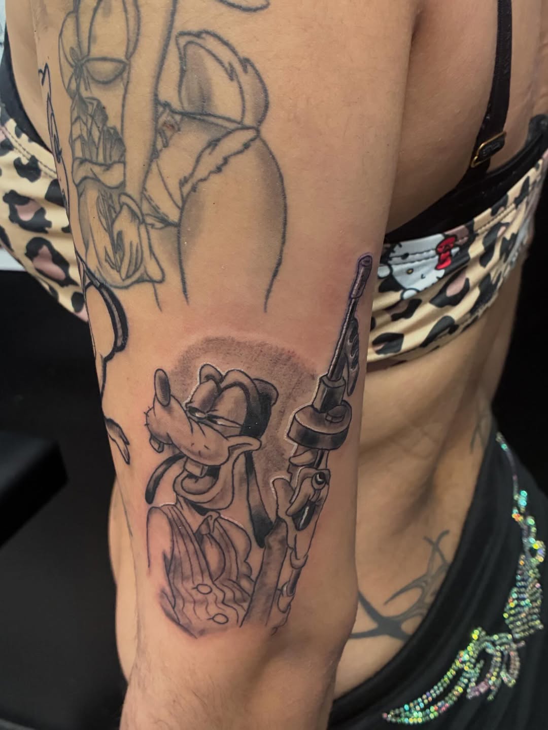 Tattoo by @trae_980 β black_and_grey
