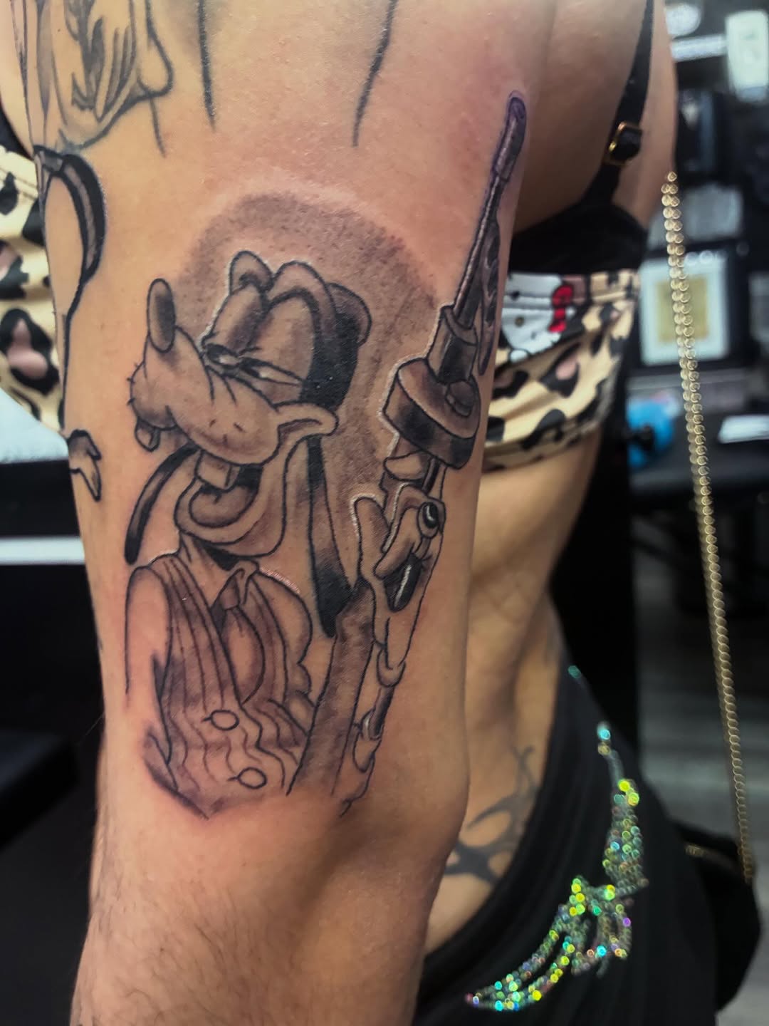 Tattoo by @trae_980 β black_and_grey