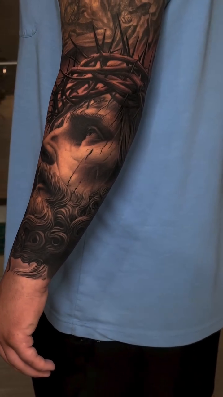 Tattoo by @guillermocolumbie — realism, black_and_grey
