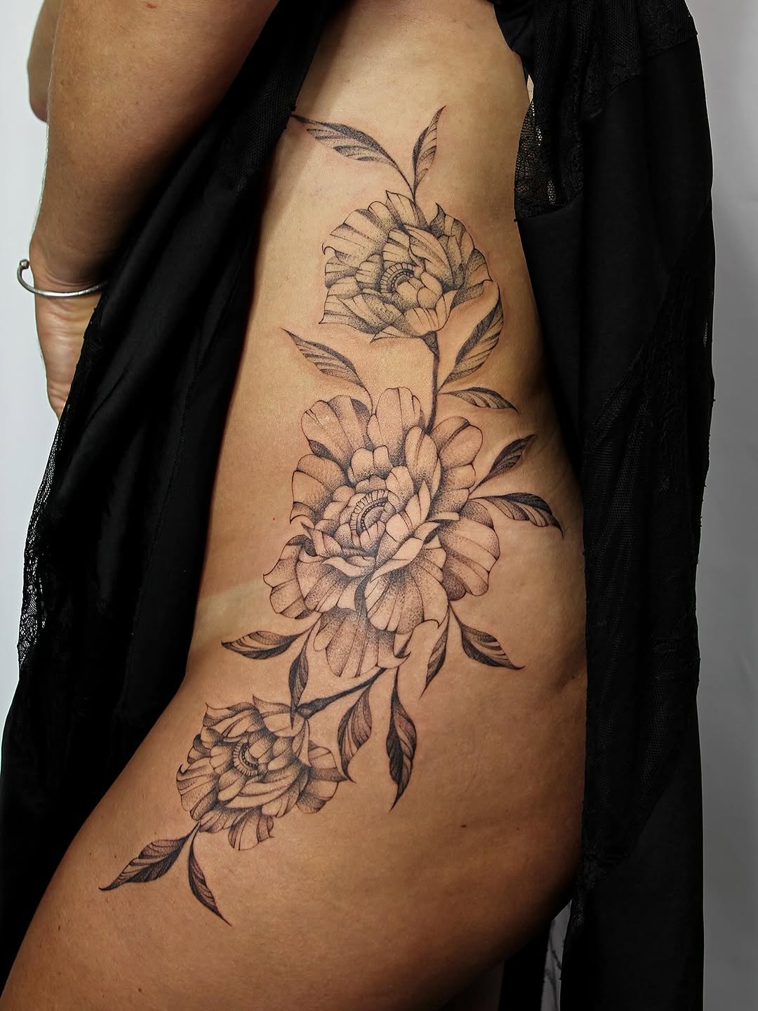 Tattoo by @margsmagic — black_and_grey, fine_line