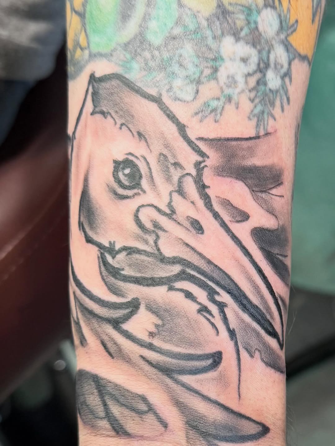 Tattoo by @dingus_art — black_and_grey