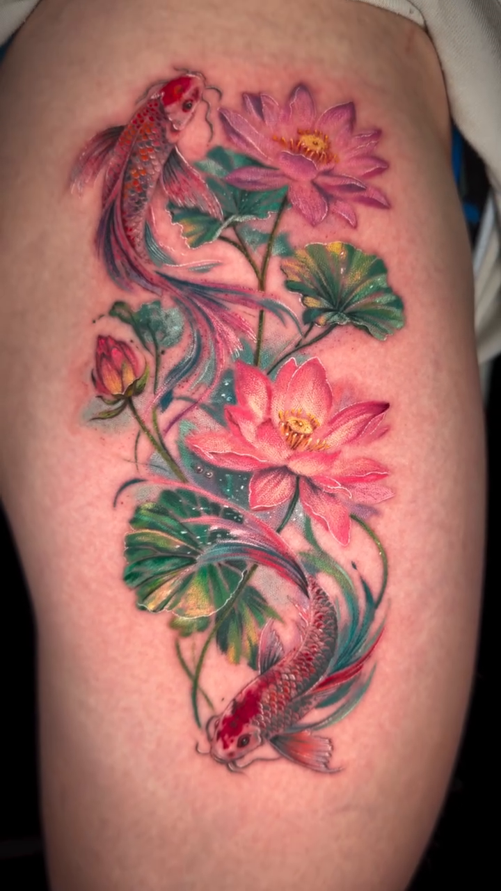 Tattoo by @tiantattooart — japanese_irezumi, neo_traditional